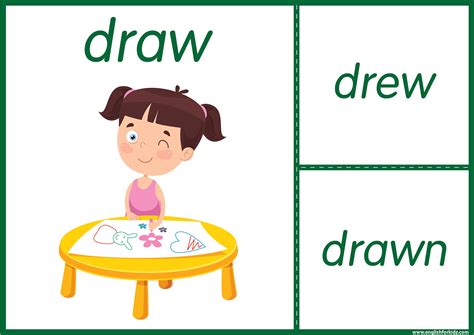 draw irregular verb.